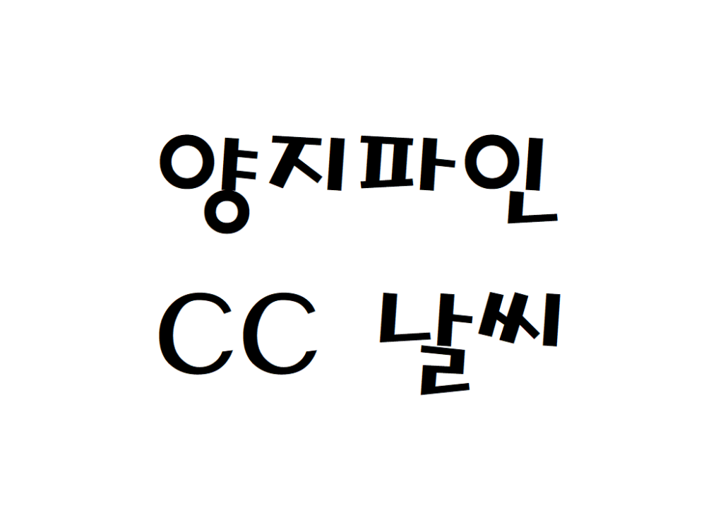 양지파인CC 컨트리클럽 골프장 날씨 일기예보