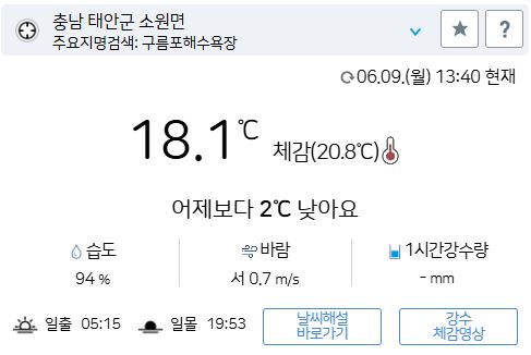 위 그림은 사진 입니다. 아래 본문 내용에서 날씨 상황을 정확히 알 수 있습니다.