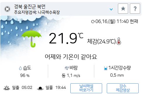 위 그림은 사진 입니다. 아래 본문 내용에서 날씨 상황을 정확히 알 수 있습니다.