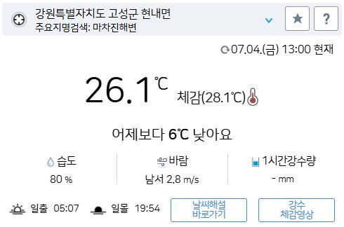 위 그림은 사진 입니다. 아래 본문 내용에서 날씨 상황을 정확히 알 수 있습니다.