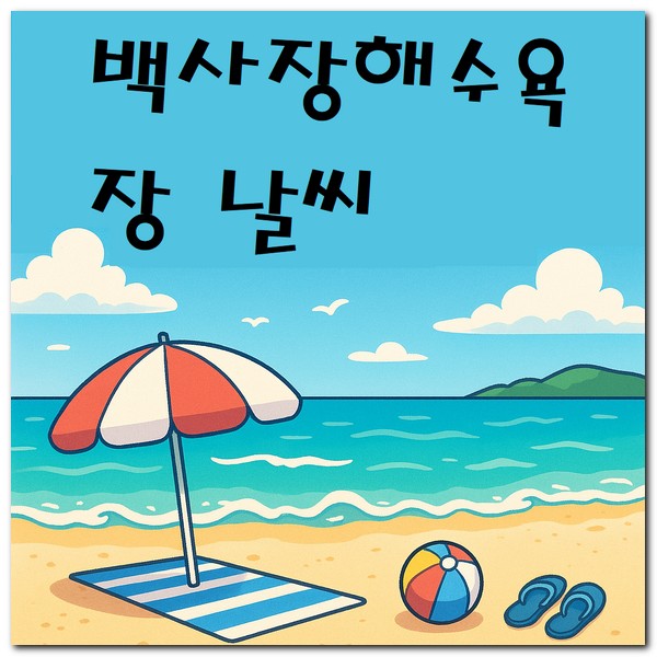 백사장해수욕장 날씨 해상날씨 안면읍 실시간 날씨정보