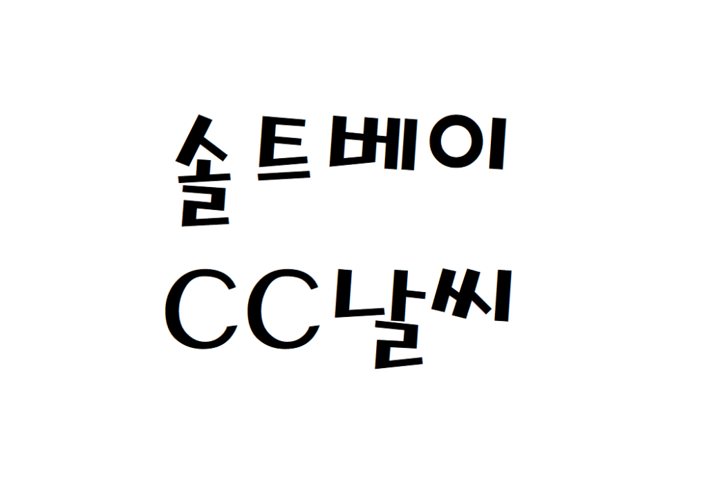 솔트베이CC 골프연습장 날씨 일별날씨예보