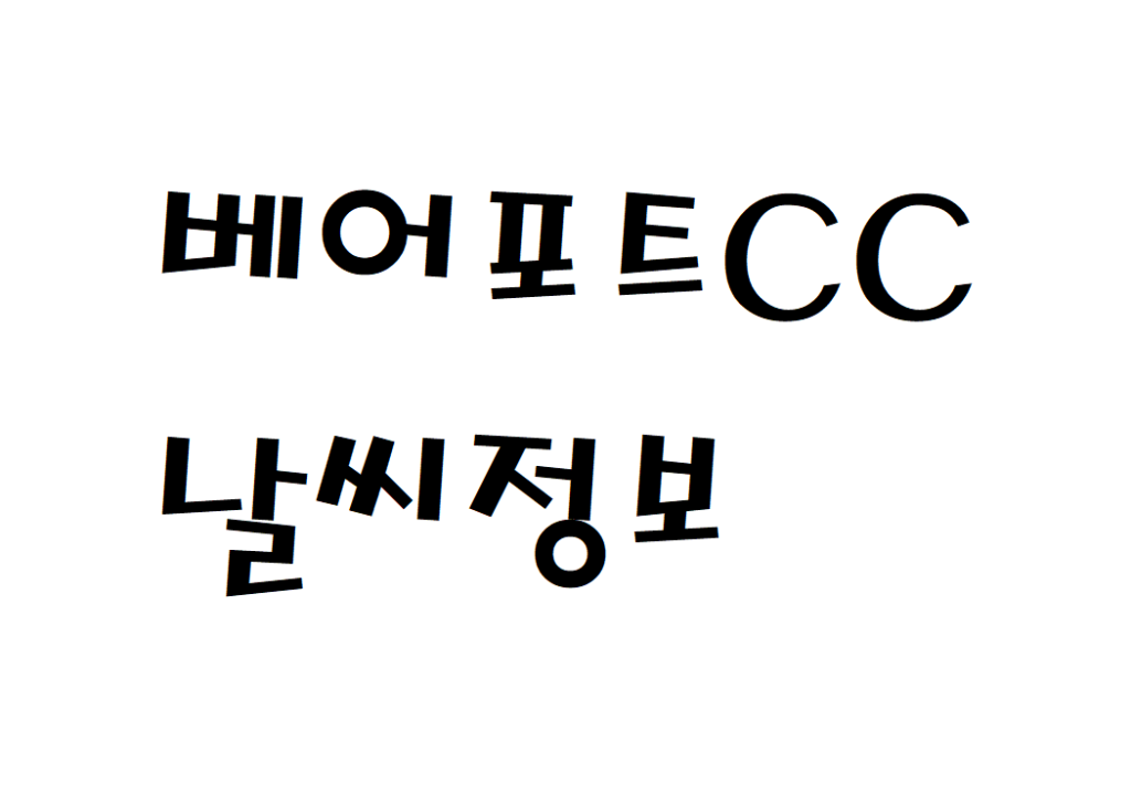 베어포트CC 골프연습장 현재 날씨 정보